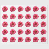 Papier cadeau rose (Plat)