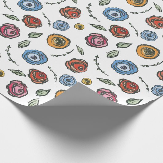 Papier Cadeau Rose (Coin)