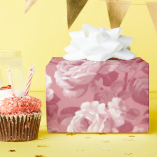 Papier Cadeau Rose