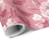 Papier Cadeau Rose (Coin rond)