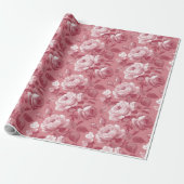 Papier Cadeau Rose (Déroulé)