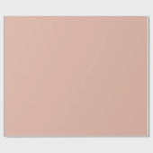 Papier Cadeau Rose Abricot Doux Uni (Plat)