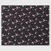 Papier Cadeau Rose Abstrait amusant (Modifier la couleur Arrière (Plat)