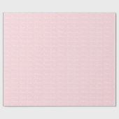 Papier cadeau rose amour (Plat)