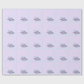 Papier Cadeau Rose Aqua (Plat)