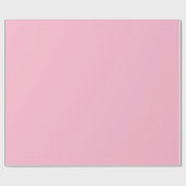 Papier Cadeau Rose bébé couleur unie (Plat)