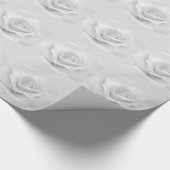 Papier Cadeau Rose blanche (Coin)
