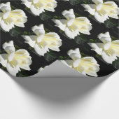 Papier Cadeau Rose blanche Pascali (Coin)