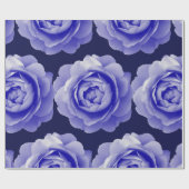 Papier Cadeau Rose bleu (Plat)