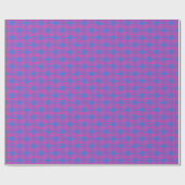 Papier cadeau rose, bleu, violet Faux patchwork (Plat)