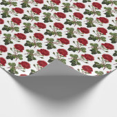 Papier Cadeau Rose botanique (Coin)
