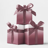 Papier Cadeau Rose Bourgogne et blanc Ombre
