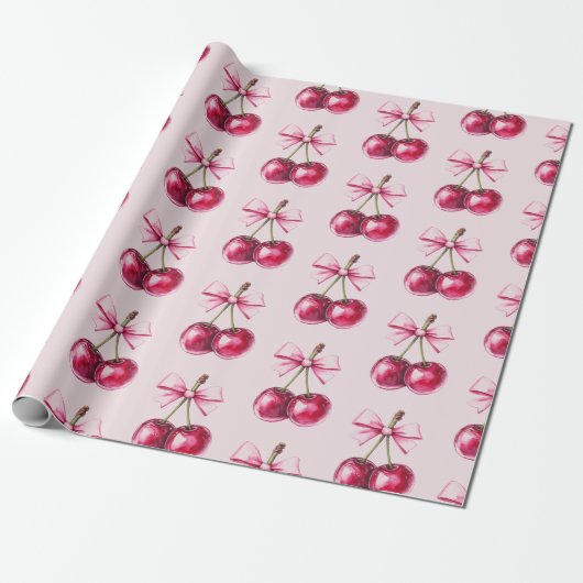 Papier Cadeau Rose cerise (Déroulé)
