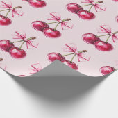 Papier Cadeau Rose cerise (Coin)