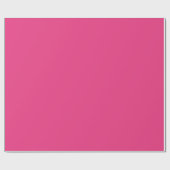Papier Cadeau Rose cerise couleur de base (Plat)
