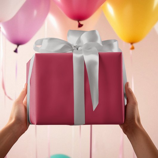 Papier Cadeau Rose chaud