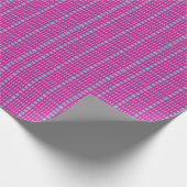 Papier Cadeau Rose Chaud Et Élégant Unique (Coin)