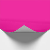 Papier Cadeau Rose Chaude Uni (Coin)