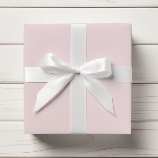 Papier Cadeau Rosé clair clair et uni