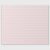 Papier Cadeau Rose clair et cœurs, anniversaire, fête, soirée (Plat)