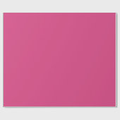 Papier Cadeau Rosé clair framboise couleur uni (Plat)