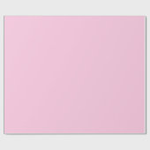 Papier Cadeau Rose classique solide (Plat)