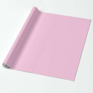 Papier Cadeau Rose classique solide
