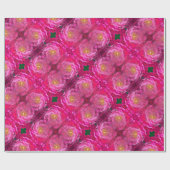 Papier Cadeau Rose de bobines cadeaux (Plat)