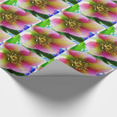 Papier Cadeau Rose de carême rose, (Coin)