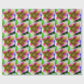 Papier Cadeau Rose de carême rose, (Plat)