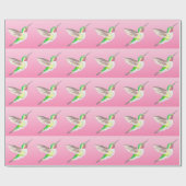 Papier Cadeau Rose de Hummer (Plat)