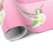 Papier Cadeau Rose de Hummer (Coin rond)