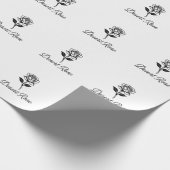 Papier Cadeau Rose du désert (Coin)