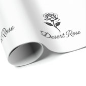 Papier Cadeau Rose du désert (Coin rond)
