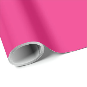 Papier Cadeau Rose électrique solide