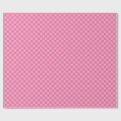 Papier Cadeau Rose Et Blanc (Plat)