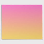 Papier Cadeau Rose et jaune moderne (Plat)