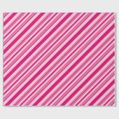 Papier Cadeau Rose et rose vif rose romantique Saint-Valentin (Plat)