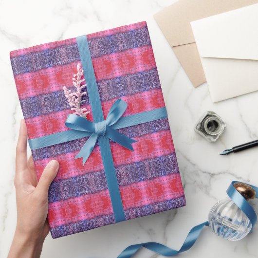 Papier Cadeau Rose et violet (Cadeaux)