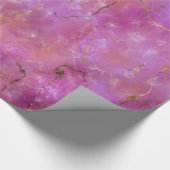 Papier Cadeau Rose et violet avec papier d'emballage à huile d'o (Coin)