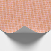 Papier Cadeau Rose Étoilé Infini Rose et Orange (Coin)