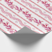 Papier Cadeau Rose Fernlines (Coin)