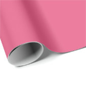 Papier Cadeau Rose foncé mat (Coin rond)