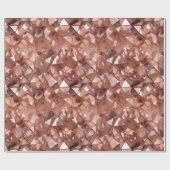 Papier Cadeau Rose Gold Abstrait (Plat)