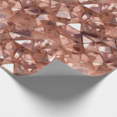 Papier Cadeau Rose Gold Abstrait (Coin)