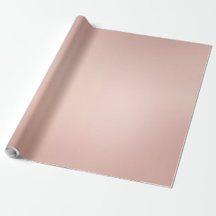 Papier Cadeau Rose Gold Élégant Personnalisé Cadeau Extra Large