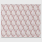 Papier Cadeau Rose Gold et Blush Sequins Diamant (Plat)