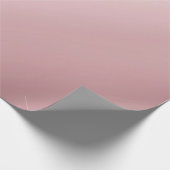 Papier Cadeau Rose Gold Metallic Look Élégant cadeau Modèle (Coin)