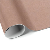 Papier Cadeau Rose Gold Métallisé Inspiré de Style Simple (Coin rond)