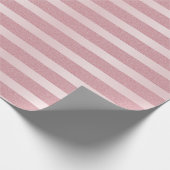Papier Cadeau Rose Gold Parties scintillant Modèle de Noël Éléga (Coin)